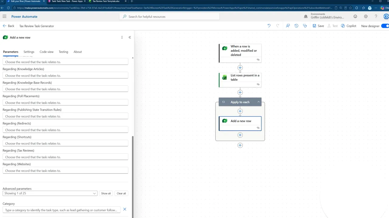 Tax Review Task Generator